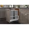 Rev-A-Shelf Aluminum, Silver, 15.59 in W, 23.5 in H, 22 in D, 22 in L, Silver 5149-2150DM-217 - alternate 5